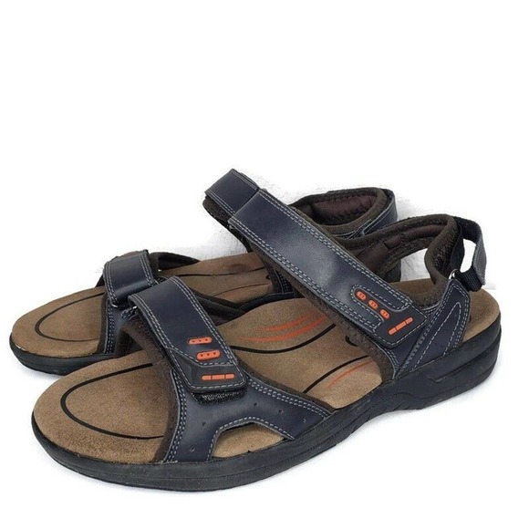 Orthofeet Other - Orthofeet Black Cambria Diabetic Sandals Mens Comfort Shoes Walking